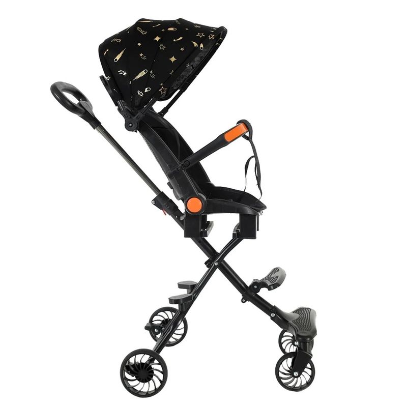 Jucarii, Copii si Bebe - Carucioare si articole de transport - Carucioare - Carucioare sport - Carucior Sport Pliabil KD-2010 pentru copii, ideal pentru calatorii, 6–36 luni, negru - Infinity.ro