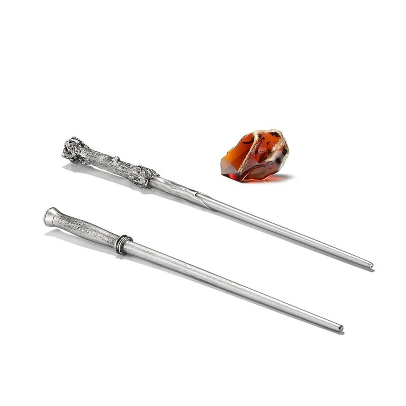 PC, gaming si accesorii - Gaming - Accesorii gaming - Articole Fan Gaming - Set Premium Harry Potter cu Piatra Filozofala si 2 Baghete - Editie Aniversara - Infinity.ro
