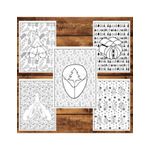Carti si Birotica - Carti - Carti pentru copii - Carti de colorat - Carte de colorat antistres , 30 de ilustratii Merry Clitmas, 96 pagini, A5 - Infinity.ro