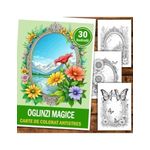 Carti si Birotica - Carti - Carti pentru copii - Carti de colorat - Carte de colorat antistres , 30 de ilustratii Oglinzi Magice, 66 pagini, A5 - Infinity.ro