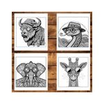Carti si Birotica - Carti - Carti pentru copii - Carti de colorat - Carte de colorat antistres , 32 de ilustratii Steampunk Safari, 70 pagini, A5 - Infinity.ro