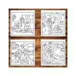 Carti si Birotica - Carti - Carti pentru copii - Carti de colorat - Carte de colorat antistres , 31 de ilustratii Dog Mom, 68 pagini, A5 - Infinity.ro