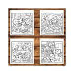 Carti si Birotica - Carti - Carti pentru copii - Carti de colorat - Carte de colorat antistres , 36 de ilustratii Comfy and Cozy, 78 pagini, A5 - Infinity.ro