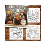 Carti si Birotica - Carti - Carti pentru copii - Carti de colorat - Carte de colorat antistres , 38 de ilustratii Moments of Calm, 82 pagini, A5 - Infinity.ro