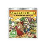 Carti si Birotica - Carti - Carti pentru copii - Carti de colorat - Carte de colorat antistres , 39 de ilustratii Cottage Friends, 84 pagini, A5 - Infinity.ro