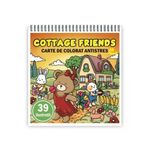 Carti si Birotica - Carti - Carti pentru copii - Carti de colorat - Carte de colorat antistres , 39 de ilustratii Cottage Friends, 84 pagini, A5 - Infinity.ro