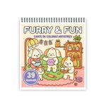 Carti si Birotica - Carti - Carti pentru copii - Carti de colorat - Carte de colorat antistres , 39 de ilustratii Furry Fun, 84 pagini, A5 - Infinity.ro