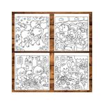 Carti si Birotica - Carti - Carti pentru copii - Carti de colorat - Carte de colorat antistres , 39 de ilustratii Furry Fun, 84 pagini, A5 - Infinity.ro
