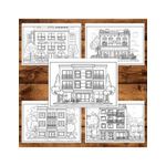 Carti si Birotica - Carti - Carti pentru copii - Carti de colorat - Carte de colorat antistres , 40 de ilustratii Apartamente - Volumul I, 86 pagini, A5 - Infinity.ro