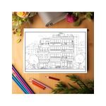 Carti si Birotica - Carti - Carti pentru copii - Carti de colorat - Carte de colorat antistres , 40 de ilustratii Apartamente - Volumul I, 86 pagini, A5 - Infinity.ro