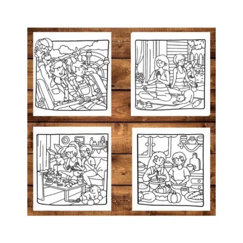 Carti si Birotica - Carti - Carti pentru copii - Carti de colorat - Carte de colorat antistres , 40 de ilustratii Bestie Goals, 86 pagini, A5 - Infinity.ro