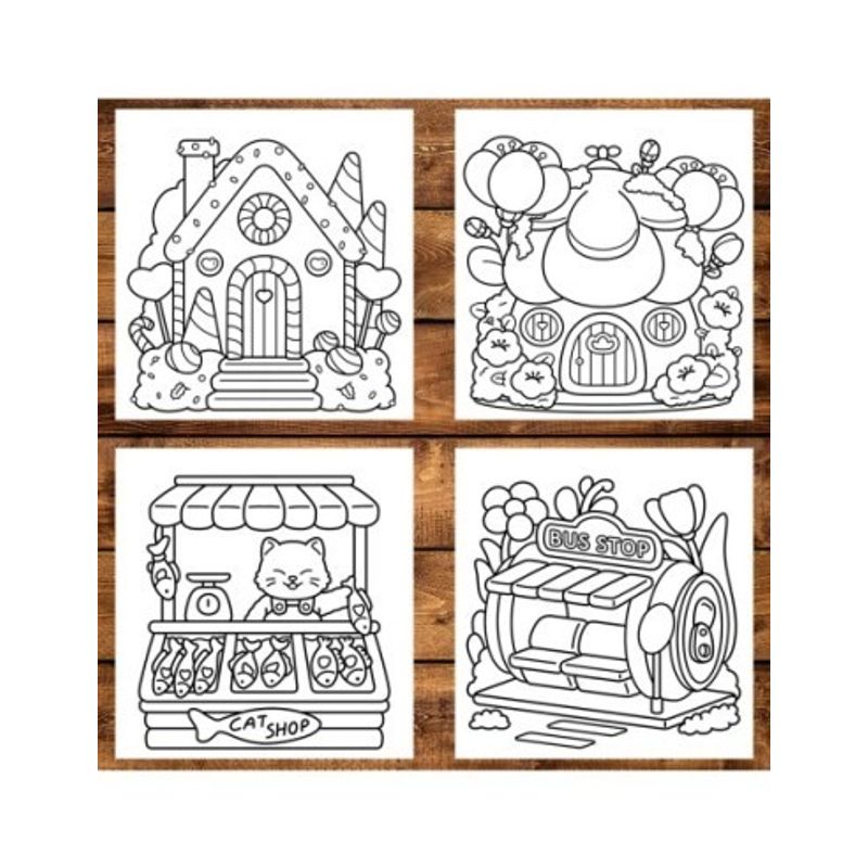 Carti si Birotica - Carti - Carti pentru copii - Carti de colorat - Carte de colorat antistres , 40 de ilustratii Comfy Space, 86 pagini, A5 - Infinity.ro