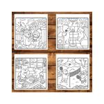 Carti si Birotica - Carti - Carti pentru copii - Carti de colorat - Carte de colorat antistres , 40 de ilustratii Cozy Date - Volumul I, 86 pagini, A5 - Infinity.ro