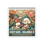 Carti si Birotica - Carti - Carti pentru copii - Carti de colorat - Carte de colorat antistres , 40 de ilustratii Cozy Date - Volumul II, 86 pagini, A5 - Infinity.ro