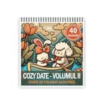 Carti si Birotica - Carti - Carti pentru copii - Carti de colorat - Carte de colorat antistres , 40 de ilustratii Cozy Date - Volumul II, 86 pagini, A5 - Infinity.ro