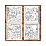 Carti si Birotica - Carti - Carti pentru copii - Carti de colorat - Carte de colorat antistres , 40 de ilustratii Cozy Minutes, 86 pagini, A5 - Infinity.ro