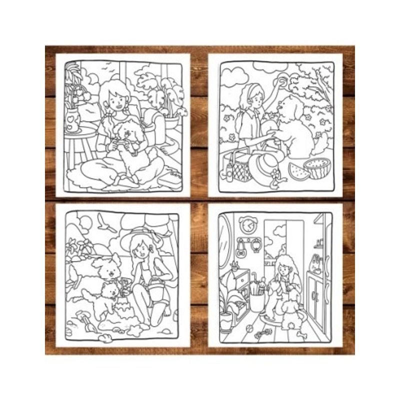 Carti si Birotica - Carti - Carti pentru copii - Carti de colorat - Carte de colorat antistres , 40 de ilustratii Cozy Minutes, 86 pagini, A5 - Infinity.ro