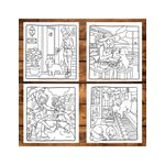 Carti si Birotica - Carti - Carti pentru copii - Carti de colorat - Carte de colorat antistres , 40 de ilustratii Cozy Minutes, 86 pagini, A5 - Infinity.ro