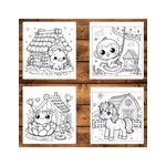 Carti si Birotica - Carti - Carti pentru copii - Carti de colorat - Carte de colorat antistres , 40 de ilustratii Cozy Homes, 86 pagini, A5 - Infinity.ro