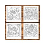 Carti si Birotica - Carti - Carti pentru copii - Carti de colorat - Carte de colorat antistres , 40 de ilustratii Cozy Hawaii, 86 pagini, A5 - Infinity.ro