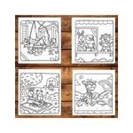 Carti si Birotica - Carti - Carti pentru copii - Carti de colorat - Carte de colorat antistres , 40 de ilustratii Crime Scenes, 86 pagini, A5 - Infinity.ro