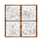 Carti si Birotica - Carti - Carti pentru copii - Carti de colorat - Carte de colorat antistres , 40 de ilustratii Family Moments, 86 pagini, A5 - Infinity.ro
