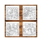 Carti si Birotica - Carti - Carti pentru copii - Carti de colorat - Carte de colorat antistres , 40 de ilustratii Fluffy Times, 86 pagini, A5 - Infinity.ro