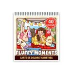 Carti si Birotica - Carti - Carti pentru copii - Carti de colorat - Carte de colorat antistres , 40 de ilustratii Fluffy Moments, 86 pagini, A5 - Infinity.ro