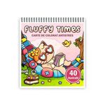 Carti si Birotica - Carti - Carti pentru copii - Carti de colorat - Carte de colorat antistres , 40 de ilustratii Fluffy Times, 86 pagini, A5 - Infinity.ro