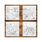 Carti si Birotica - Carti - Carti pentru copii - Carti de colorat - Carte de colorat antistres , 40 de ilustratii Fuzzy Friends - Volumul II, 86 pagini, A5 - Infinity.ro
