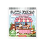 Carti si Birotica - Carti - Carti pentru copii - Carti de colorat - Carte de colorat antistres , 40 de ilustratii Fuzzy Friends - Volumul I, 86 pagini, A5 - Infinity.ro