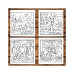 Carti si Birotica - Carti - Carti pentru copii - Carti de colorat - Carte de colorat antistres , 40 de ilustratii Girl Bestie, 86 pagini, A5 - Infinity.ro