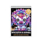 Carti si Birotica - Carti - Carti pentru copii - Carti de colorat - Carte de colorat antistres , 40 de ilustratii Infricosator de adorabil, 86 pagini, A5 - Infinity.ro