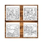 Carti si Birotica - Carti - Carti pentru copii - Carti de colorat - Carte de colorat antistres , 40 de ilustratii Girl Moments - Volumul III, 86 pagini, A5 - Infinity.ro