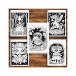 Carti si Birotica - Carti - Carti pentru copii - Carti de colorat - Carte de colorat antistres , 40 de ilustratii Infricosator de adorabil, 86 pagini, A5 - Infinity.ro