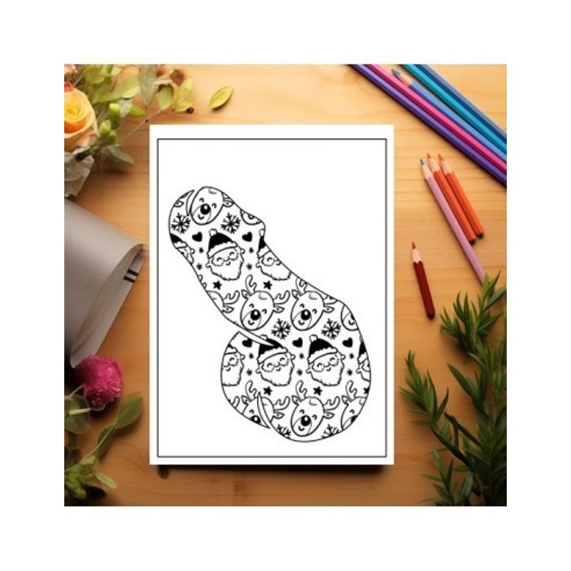 Carti si Birotica - Carti - Carti pentru copii - Carti de colorat - Carte de colorat antistres , 40 de ilustratii Jingle Balls, 106 pagini, A5 - Infinity.ro
