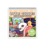 Carti si Birotica - Carti - Carti pentru copii - Carti de colorat - Carte de colorat antistres , 40 de ilustratii Little Cuddles, 86 pagini, A5 - Infinity.ro
