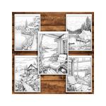Carti si Birotica - Carti - Carti pentru copii - Carti de colorat - Carte de colorat antistres , 40 de ilustratii Peisaje Serene, 86 pagini, A5 - Infinity.ro