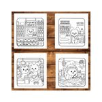 Carti si Birotica - Carti - Carti pentru copii - Carti de colorat - Carte de colorat antistres , 40 de ilustratii Paws Moments, 86 pagini, A5 - Infinity.ro