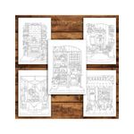 Carti si Birotica - Carti - Carti pentru copii - Carti de colorat - Carte de colorat antistres , 40 de ilustratii Relaxing Corner, 86 pagini, A5 - Infinity.ro