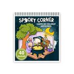 Carti si Birotica - Carti - Carti pentru copii - Carti de colorat - Carte de colorat antistres , 40 de ilustratii Spooky Corner, 86 pagini, A5 - Infinity.ro