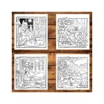 Carti si Birotica - Carti - Carti pentru copii - Carti de colorat - Carte de colorat antistres , 40 de ilustratii Simple Joys, 86 pagini, A5 - Infinity.ro