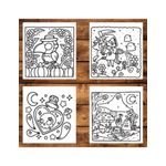 Carti si Birotica - Carti - Carti pentru copii - Carti de colorat - Carte de colorat antistres , 40 de ilustratii Spooky Hygge, 86 pagini, A5 - Infinity.ro