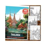 Carti si Birotica - Carti - Carti pentru copii - Carti de colorat - Carte de colorat antistres , 40 de ilustratii Thailanda, 86 pagini, A5 - Infinity.ro