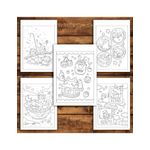 Carti si Birotica - Carti - Carti pentru copii - Carti de colorat - Carte de colorat antistres , 40 de ilustratii Tiny Cats, 86 pagini, A5 - Infinity.ro