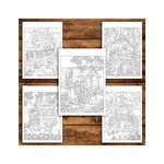 Carti si Birotica - Carti - Carti pentru copii - Carti de colorat - Carte de colorat antistres , 40 de ilustratii Treehouse, 86 pagini, A5 - Infinity.ro