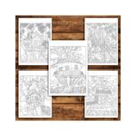 Carti si Birotica - Carti - Carti pentru copii - Carti de colorat - Carte de colorat antistres , 40 de ilustratii Treehouse, 86 pagini, A5 - Infinity.ro