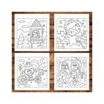 Carti si Birotica - Carti - Carti pentru copii - Carti de colorat - Carte de colorat antistres , 41 de ilustratii Cuddly Stories, 88 pagini, A5 - Infinity.ro