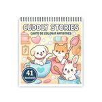 Carti si Birotica - Carti - Carti pentru copii - Carti de colorat - Carte de colorat antistres , 41 de ilustratii Cuddly Stories, 88 pagini, A5 - Infinity.ro