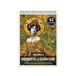 Carti si Birotica - Carti - Carti pentru copii - Carti de colorat - Carte de colorat antistres , 42 de ilustratii Inspiratii de la Gustav Klimt - Volumul II, 88 pagini, A5 - Infinity.ro